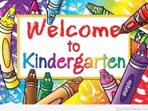 Welcome to Kindergarten